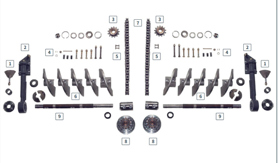S1800-2 2198422のステンレス鋼のペーバーのオーガー シャフト