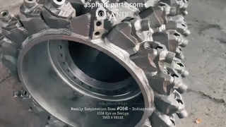 フライスドラムの製造と展示
