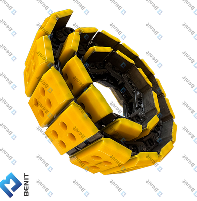 ベニット 高品質のトラックチェーンとトラックパッド トラックシューズ 108756 131303 120610 121235 193008 196321 フレーシングマシン W1500 W1900 W2100 W2200 W2000
